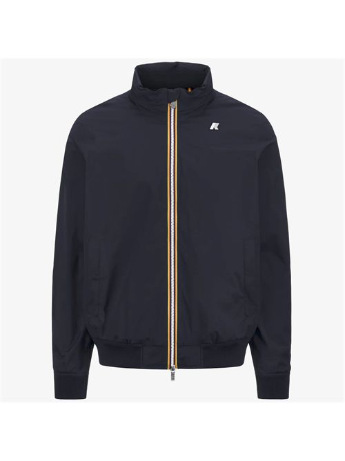 Giubbotto uomo in jersey colore blu K-WAY | AMAURY K3123VWK89